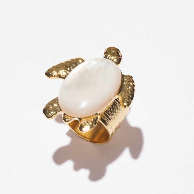 BAGUE TAILLE AJUSTABLE CORFU BLANC