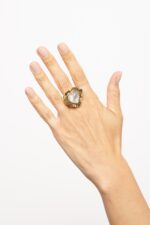 BAGUE TAILLE AJUSTABLE CRISTAL