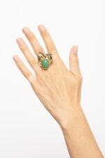 BAGUE TAILLE AJUSTABLE GRACE VERT