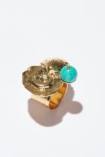 BAGUE TAILLE AJUSTABLE MINORCA BLEU