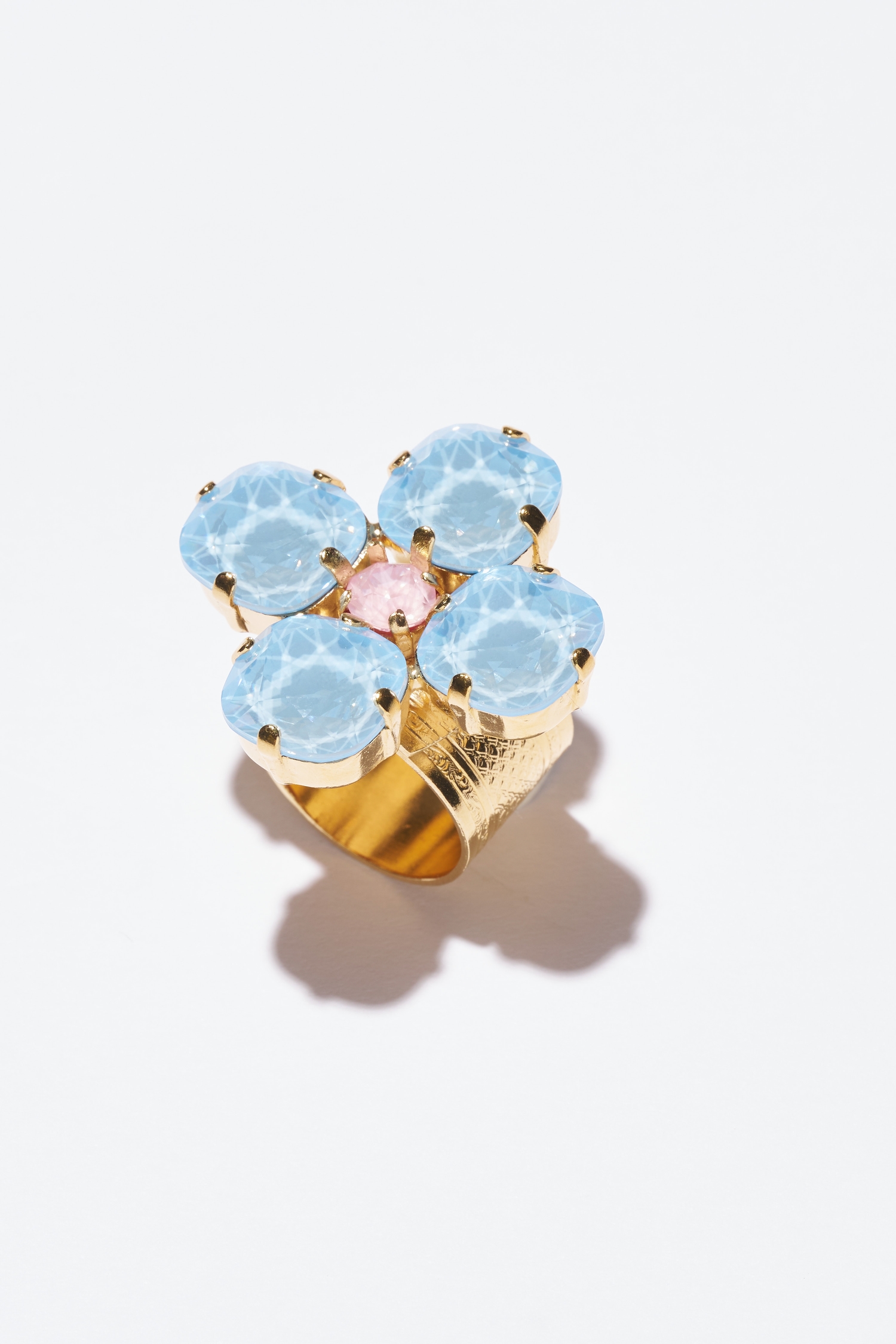 SOR52-BLEU-1 BAGUE TAILLE AJUSTABLE SORBET BLEU