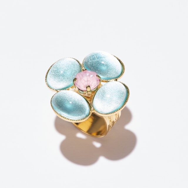 BAGUE TAILLE AJUSTABLE SORBET BLEU