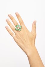 BAGUE TAILLE AJUSTABLE SORBET MENTHE