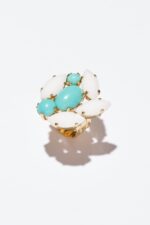 BAGUE TAILLE AJUSTABLE TURQ