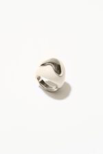 BAGUE WAVES AGT BLANC