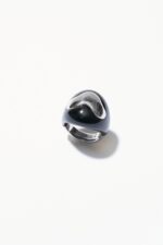 BAGUE WAVES AGT NOIR