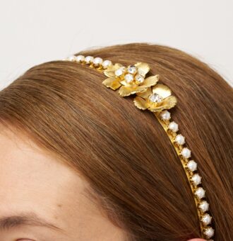 BIJOUX TETE FLEURS MONA LISA CRISTAL