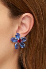 BO CLIP FLEUR SOFIA BLEU