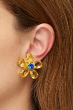 BO CLIP FLEUR SOFIA JAUNE