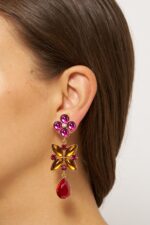 BO CLIP LONGUE BYZANCE ROUGE