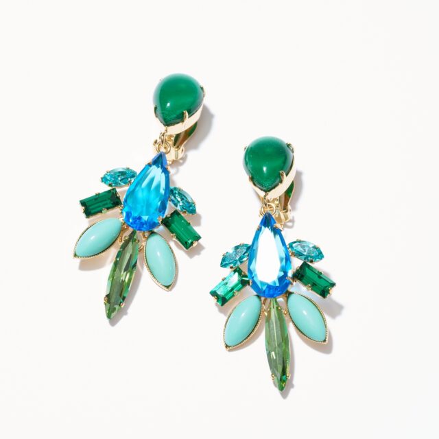 BO CLIP LONGUE COLIBRI BLEU