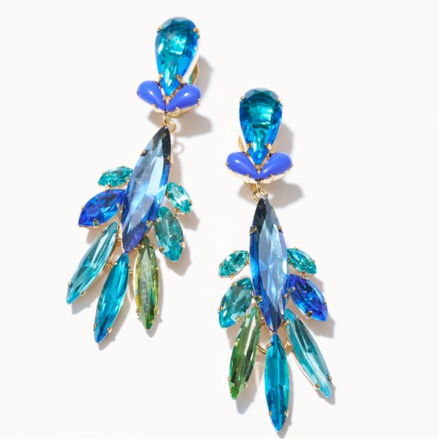 BO CLIP LONGUE COLIBRI BLEU