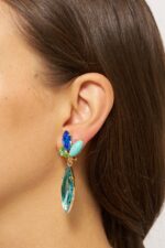 BO CLIP LONGUE COLIBRI BLEU