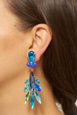 BO CLIP LONGUE COLIBRI BLEU