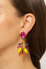 BO CLIP LONGUE COLIBRI ROSE