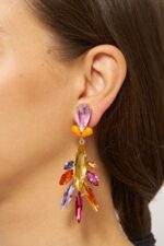 BO CLIP LONGUE COLIBRI ROSE