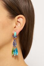 BO CLOU LONGUE COLIBRI BLEU