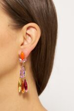 BO CLOU LONGUE COLIBRI ROSE