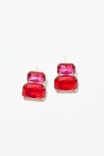 BOUCLES D’OREILLES PERCÉES FUCHSIA