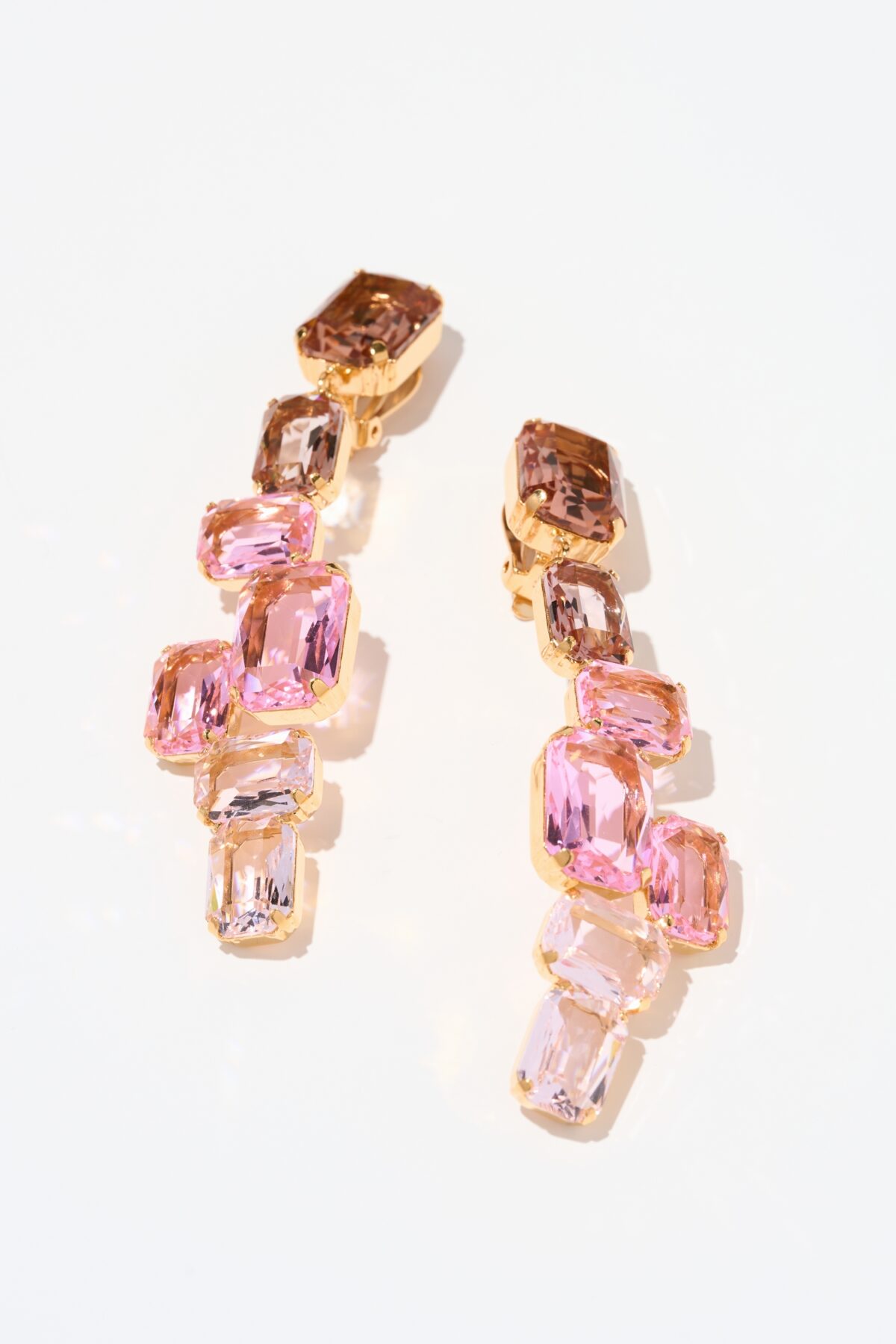 BOUCLES D’OREILLES CLIPS ROSE