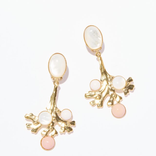 BOUCLES D'OREILLES CLIPS BLANC