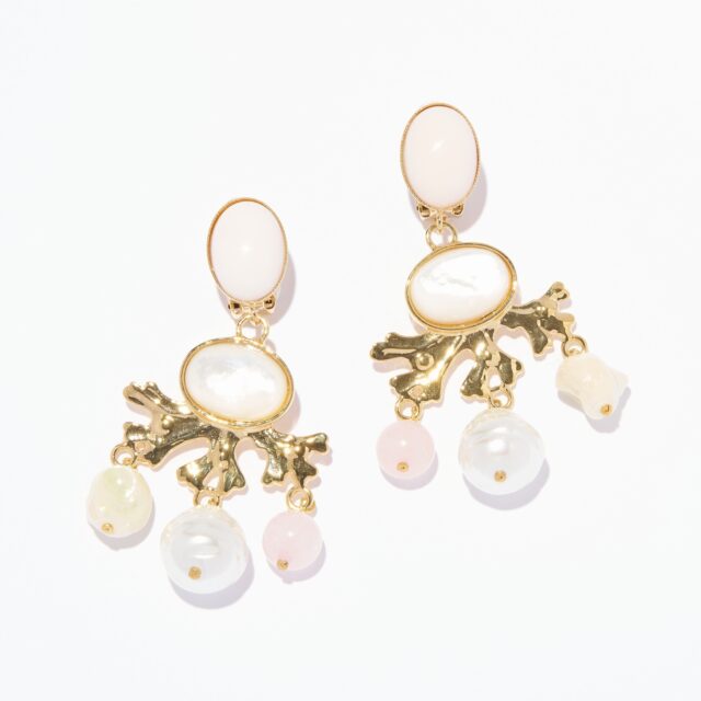 BOUCLES D'OREILLES CLIPS BLANC