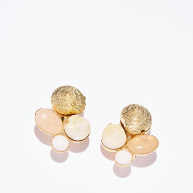 BOUCLES D'OREILLES CLIPS BLANC