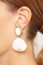 BOUCLES D'OREILLES CLIPS BLANC