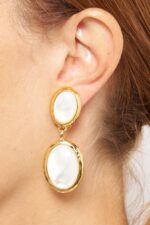 BOUCLES D'OREILLES CLIPS BLANC