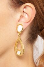 BOUCLES D'OREILLES CLIPS BLANC