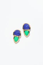 BOUCLES D'OREILLES CLIPS BLEU