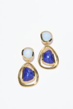 BOUCLES D'OREILLES CLIPS BLEU