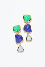 BOUCLES D'OREILLES CLIPS BLEU