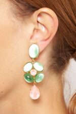 BOUCLES D'OREILLES CLIPS MENTHE