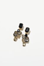 BOUCLES D OREILLES CLIPS NOIR