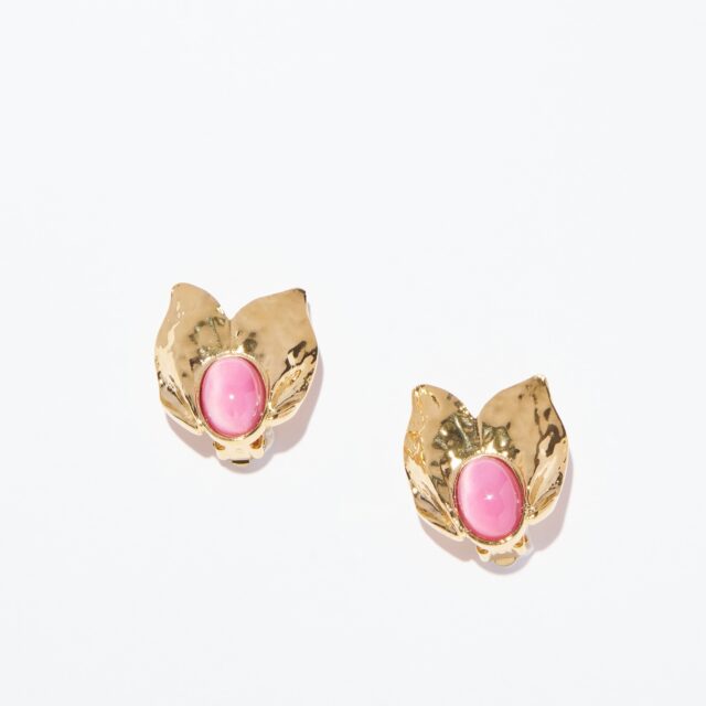 BOUCLES D'OREILLES CLIPS ROSE