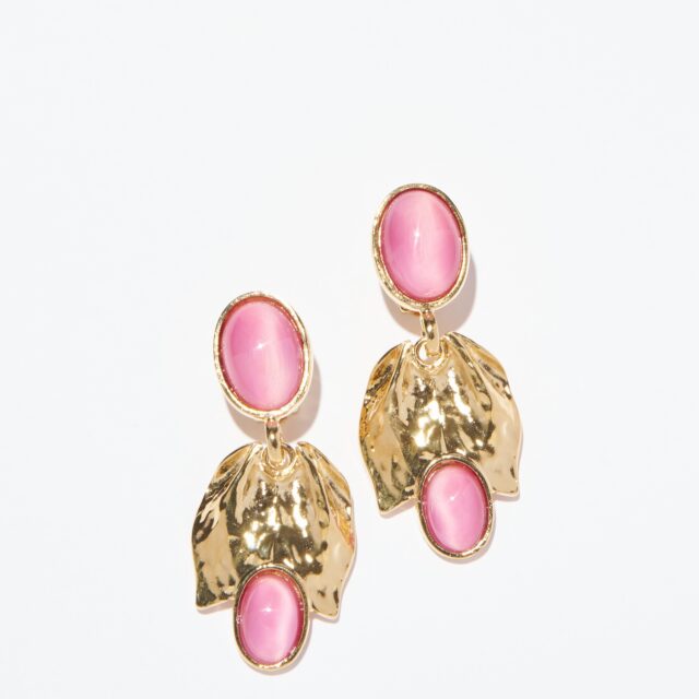 BOUCLES D'OREILLES CLIPS ROSE