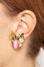 BOUCLES D'OREILLES CLIPS ROSE
