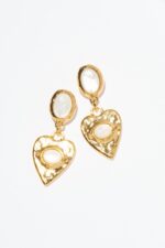 BOUCLES D'OREILLES CLOUS BLANC