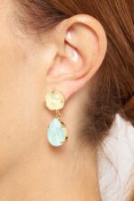 BOUCLES D'OREILLES CLOUS JONQUILLE