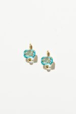 BOUCLES D OREILLES DORMEUSES AQUA