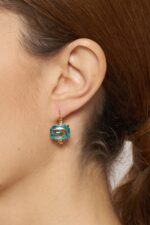 BOUCLES D OREILLES DORMEUSES AQUA