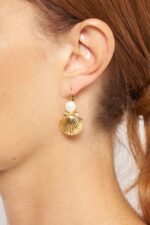 BOUCLES D'OREILLES DORMEUSES BLANC