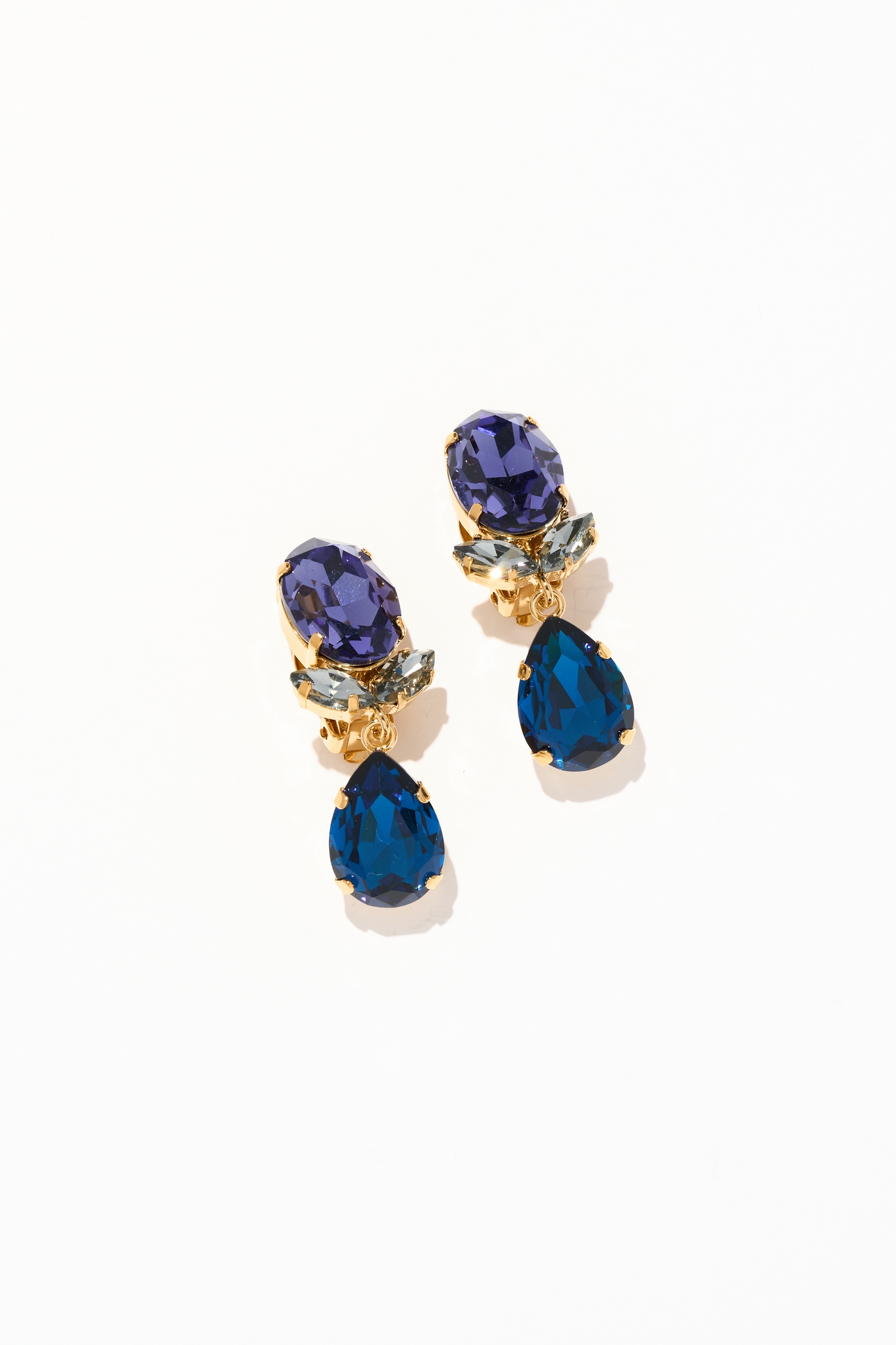 BOUCLES D’OREILLES CLIPS BLEU