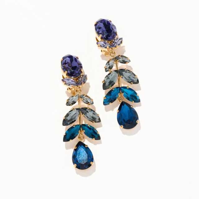 BOUCLES D’OREILLES CLIPS BLEU