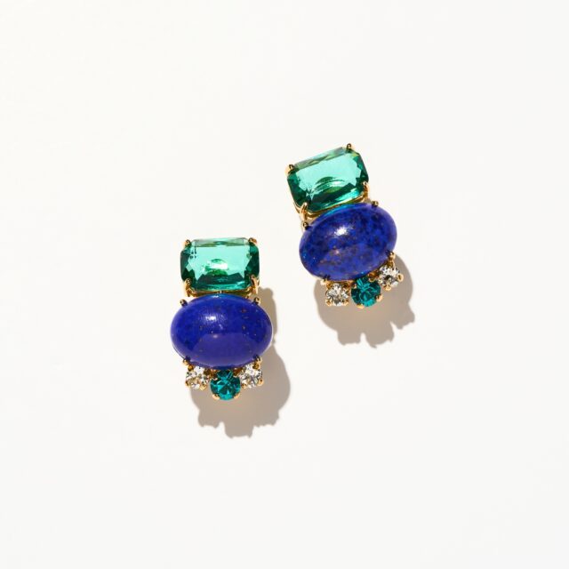BOUCLES D’OREILLES CLIPS BLEU