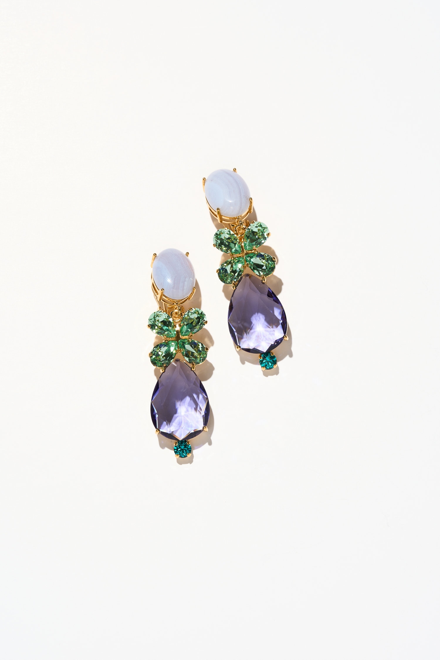 BOUCLES D’OREILLES CLIPS BLEU