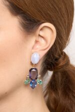 BOUCLES D’OREILLES CLIPS BLEU
