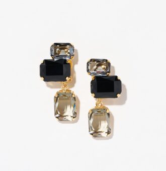 BOUCLES D’OREILLES CLIPS NOIR