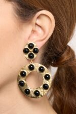 BOUCLES D’OREILLES CLIPS NOIR